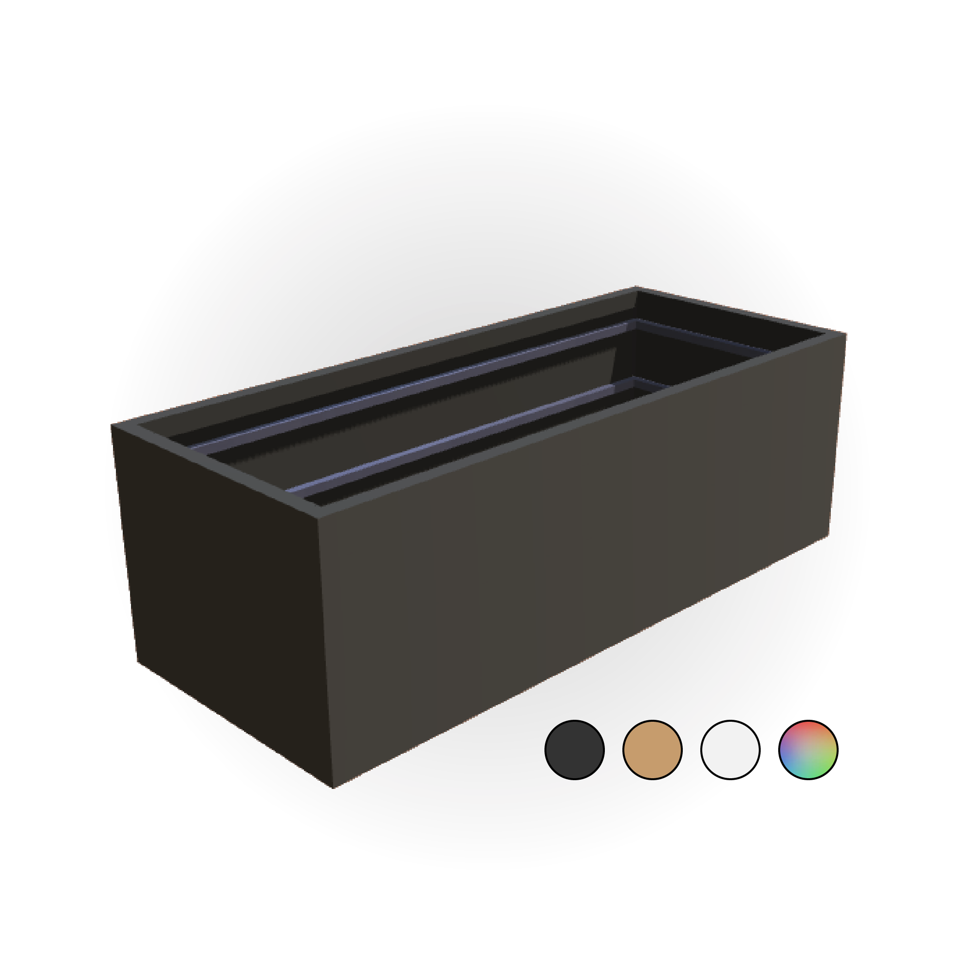 aluminum planter pots Aluminum Planter – Big Metal Planters