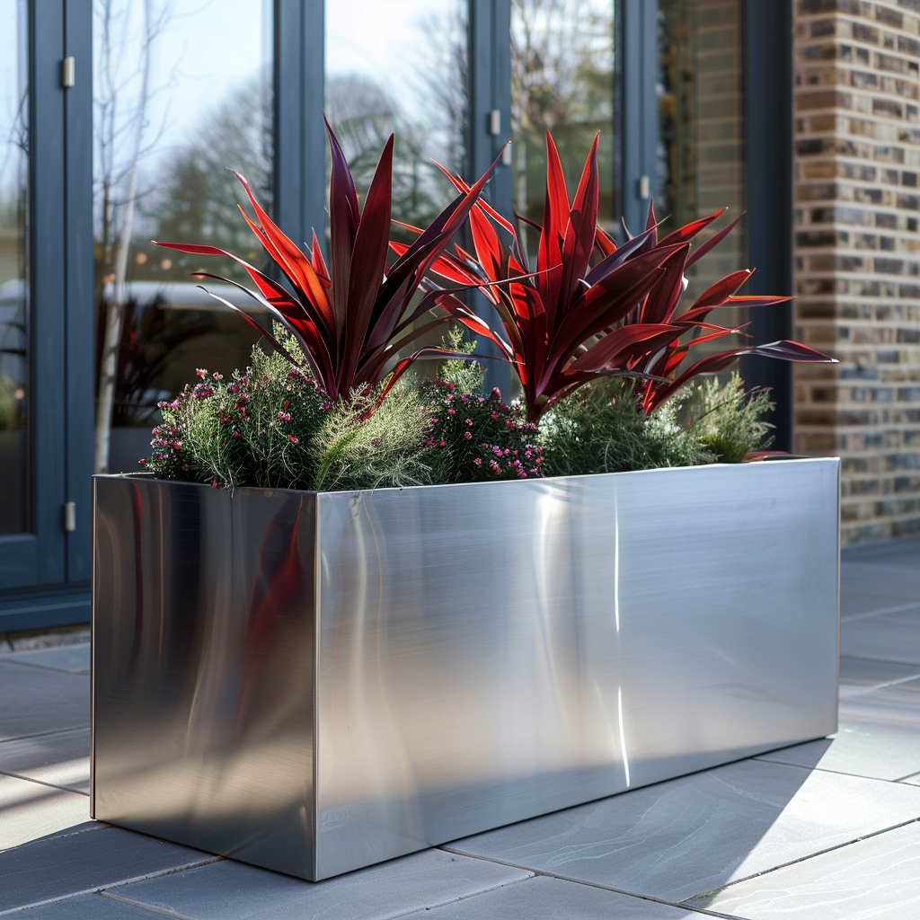 Stainless Steel Planter