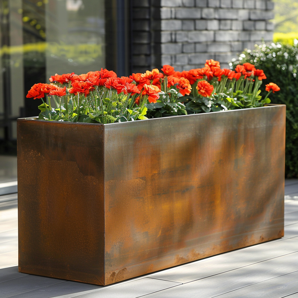 COR-TEN Steel Planter