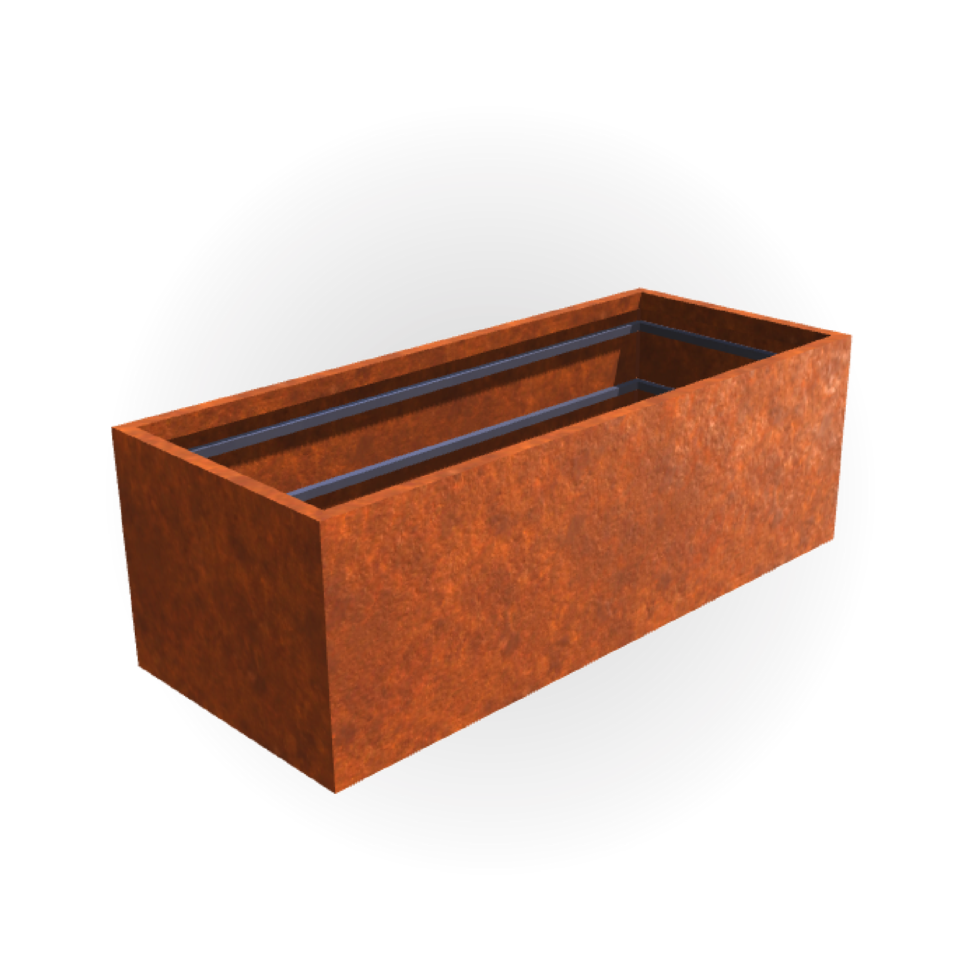 corten steel planter pots COR-TEN Steel Planter – Big Metal Planters